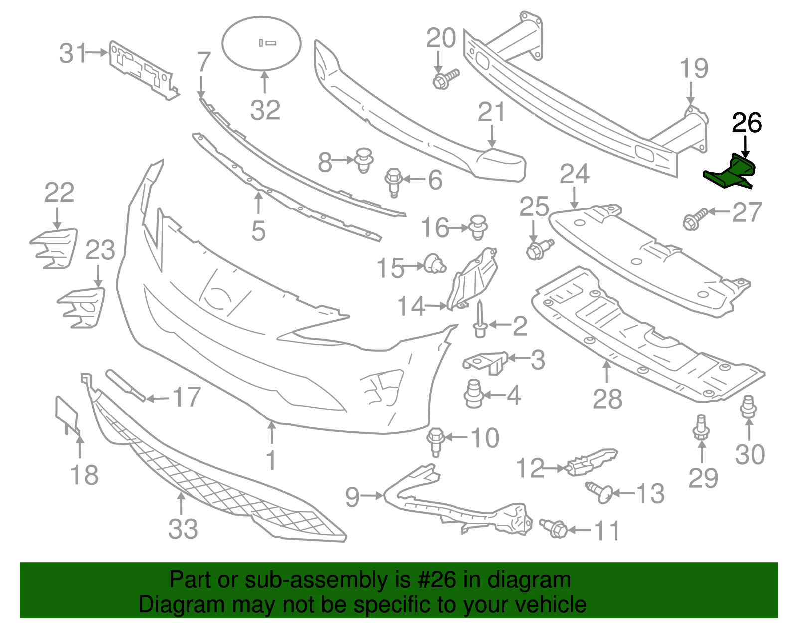 Stay Bracket - Scion (SU003-01511)