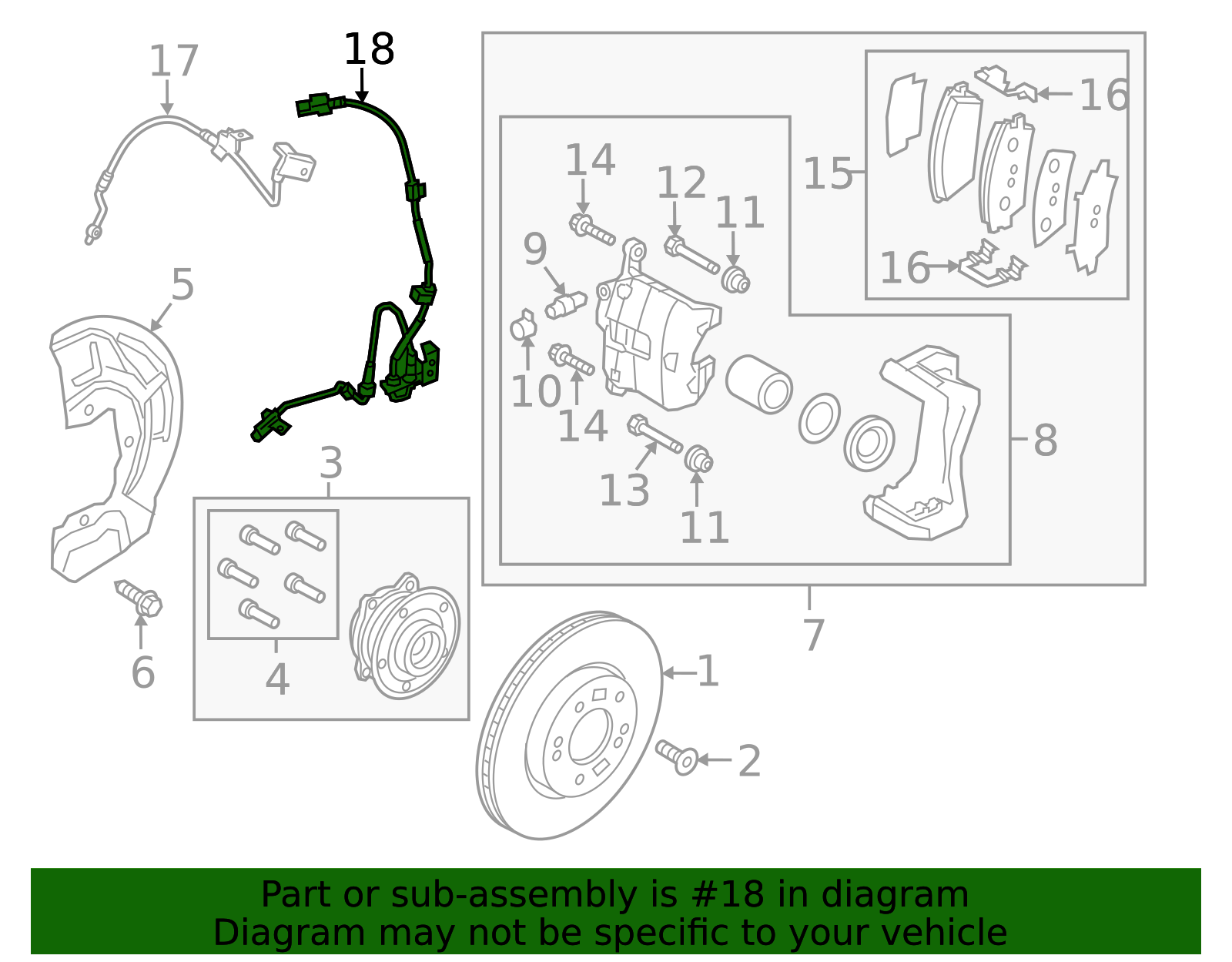 Amazon.com: 58980-F0000 Rear Wheel Bearing Speed Sensor for