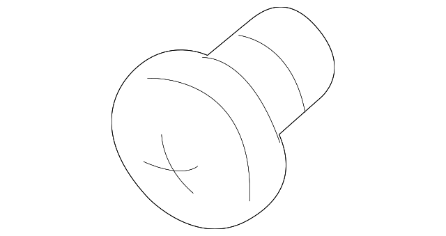 Front Seat Belt Guide Bolt - GM (11547714)
