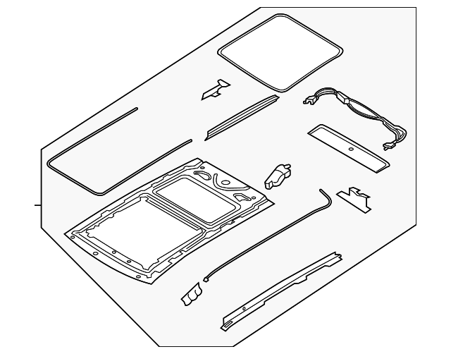 20152018 Ford Edge Sunroof Frame JT4Z5850056B Blue Springs Ford Parts