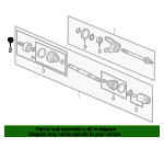 90305-S3V-A11 - Axle Nut 2005-2025 Honda | Honda Parts Online