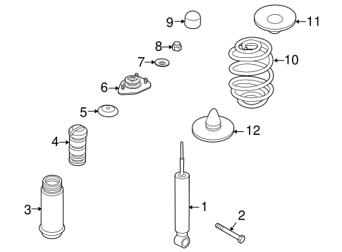 Struts & Components for 2009 BMW X3 #0