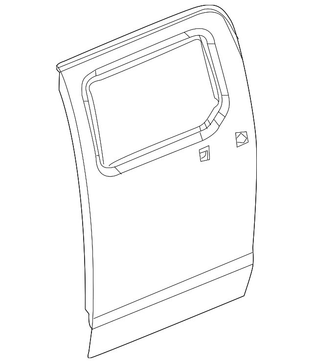 Panel Assembly, Rear S/D Otr - GM (94716490)