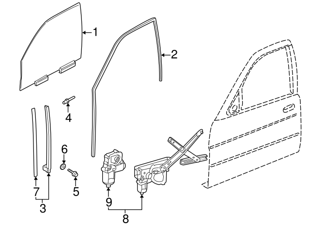 thumbnail image 2 of Fix Your Squeaky Windows! Saab 9-3 & 900 Window Regulator Guide Rollers (2x) – Direct Replacement By RegulatorFix 2 of 6