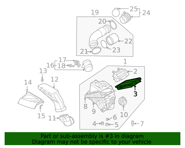 2020-2024 Hyundai Air Filter 28113-L1000 | Hyundai Wholesale Parts