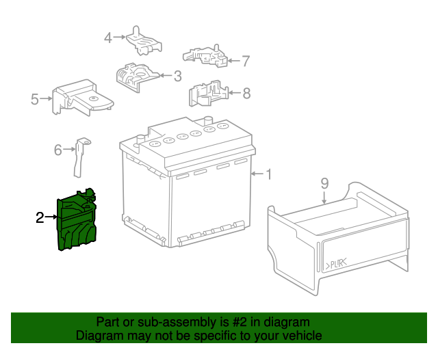 20162021 Toyota Fusible Link 9098208302 Toyota Parts Center