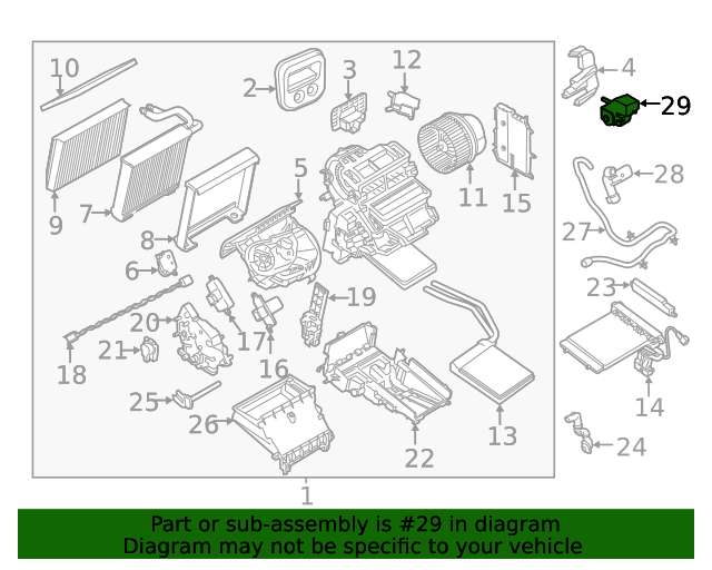 20172023 Ford Transit Connect Expansion Valve H1FZ19849B Varsity Ford