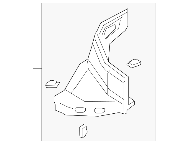 2018-2023 Audi Liner Extension 8W0-853-887-M | Audi USA Parts