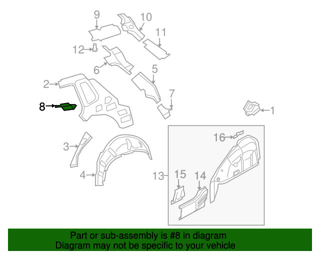 Seat Belt Mount 5N0-810-750-C