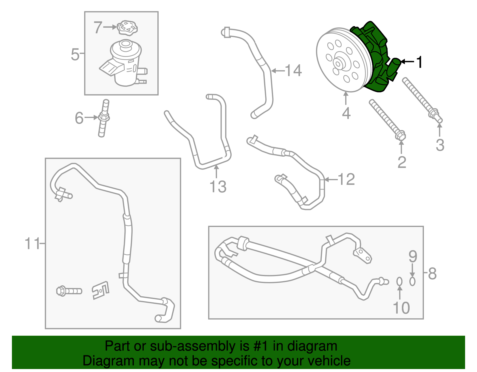 STP-266-RM - Motorcraft™ Power Steering Pump 2010 Ford F-150 | Big 3 ...