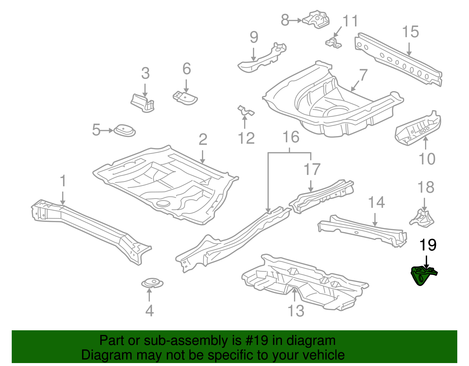 Tie Down Hook - Toyota (51968-33010)