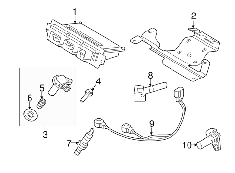 Ignition System for 2017 Lincoln MKT #0