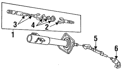 shaft \u0026 internal components for 1989 dodge dakota parts wermopar