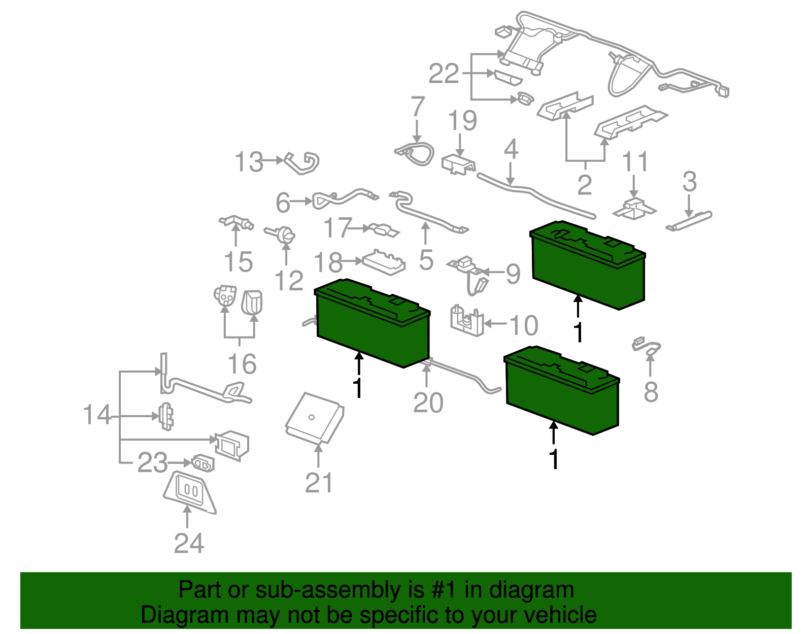 High Voltage Battery - GM (89021957)