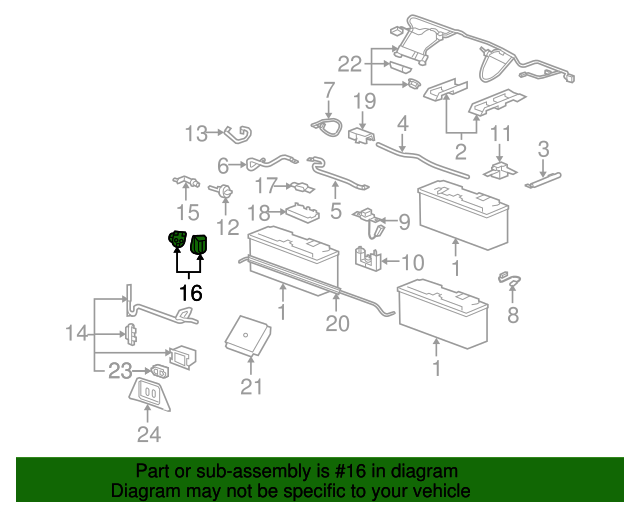 20052007 GM Wiring Harness Connector 88986952 GMPartsNow