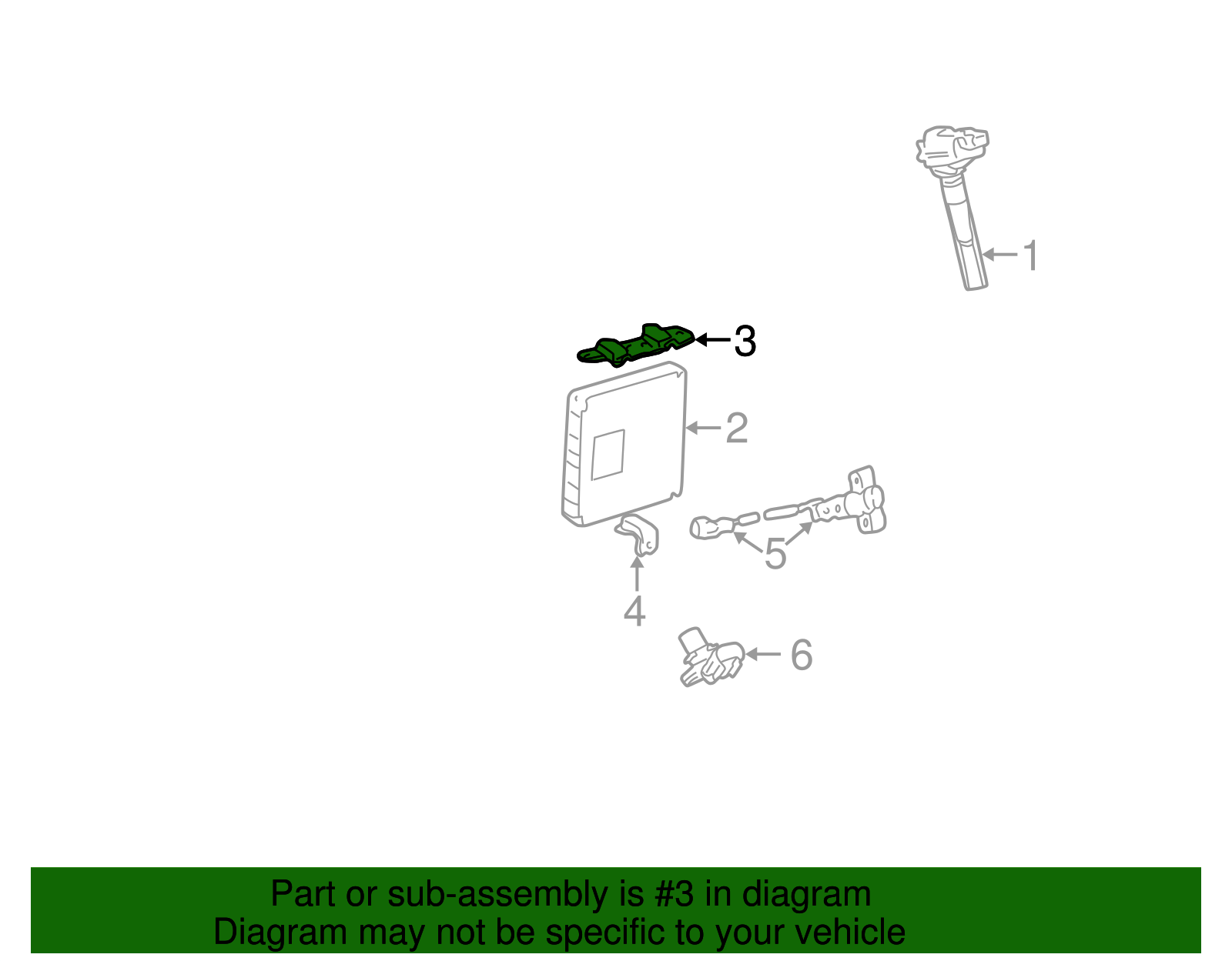 ECM Bracket - Toyota (89667-60140)