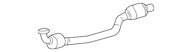 Catalytic Converter Davico Exc CA 17062 for Mercedes-Benz 86-90 560SEL 420SEL