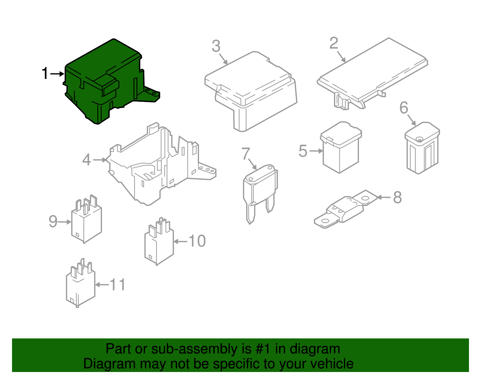 Junction Block - Ford (GU5Z-14A067-C)