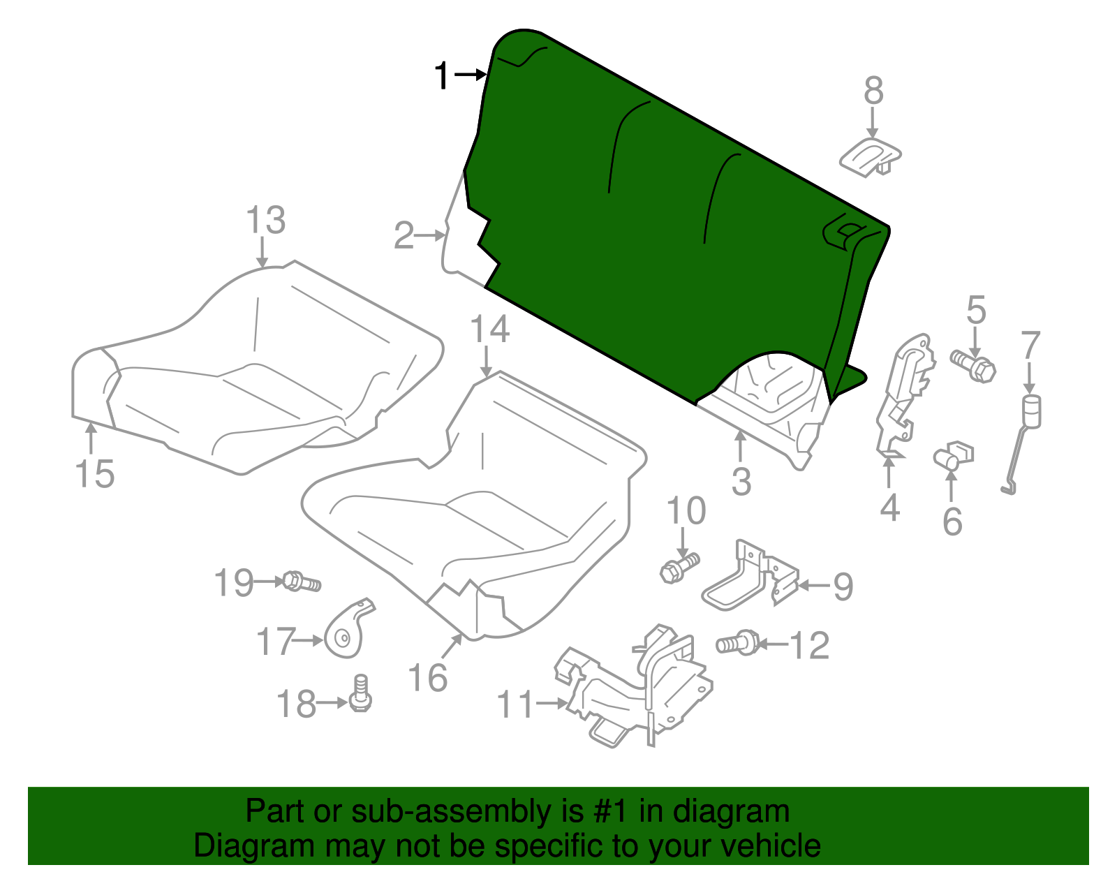 Seat Back Cover - Scion (SU003-05315)