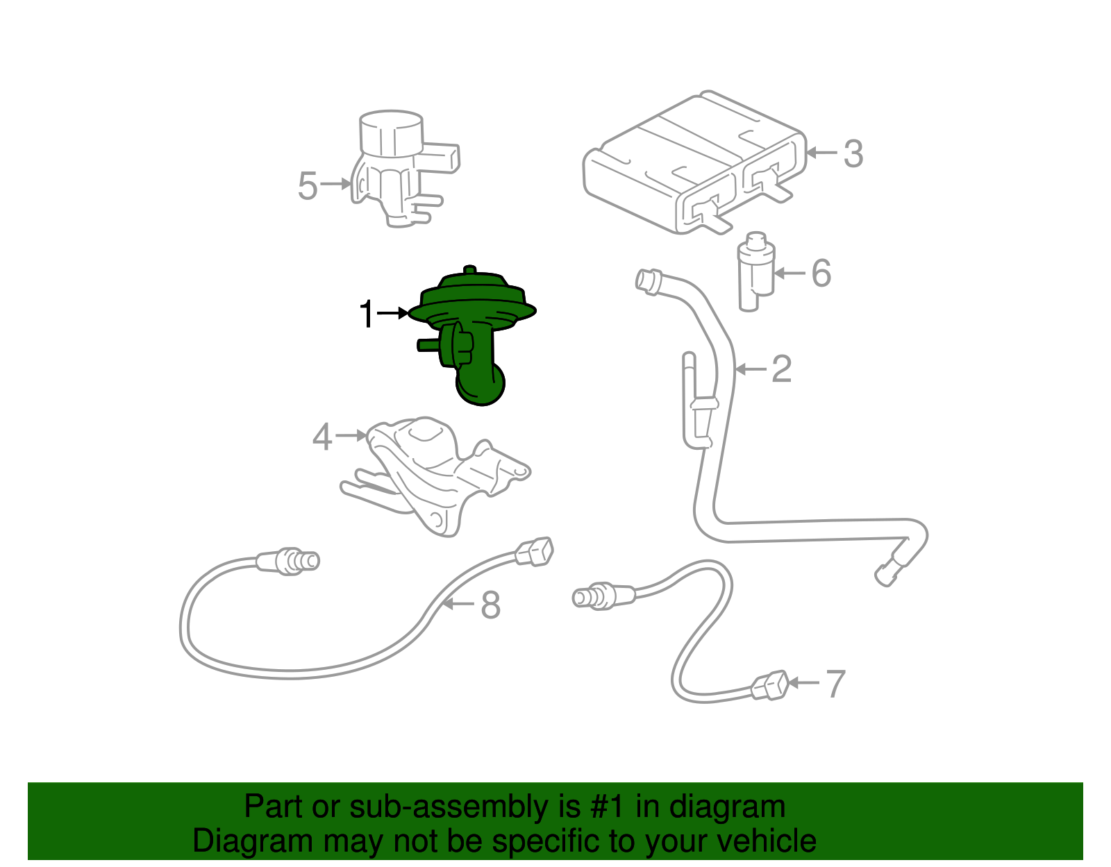 Egr Valve - Ford (YL8Z-9D475-EA)