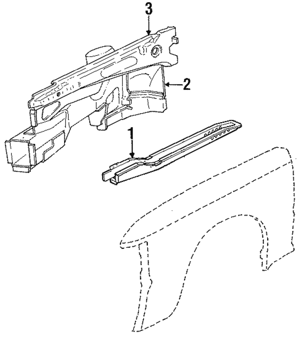 Front Section - Ford (E8FZ-16055-B)