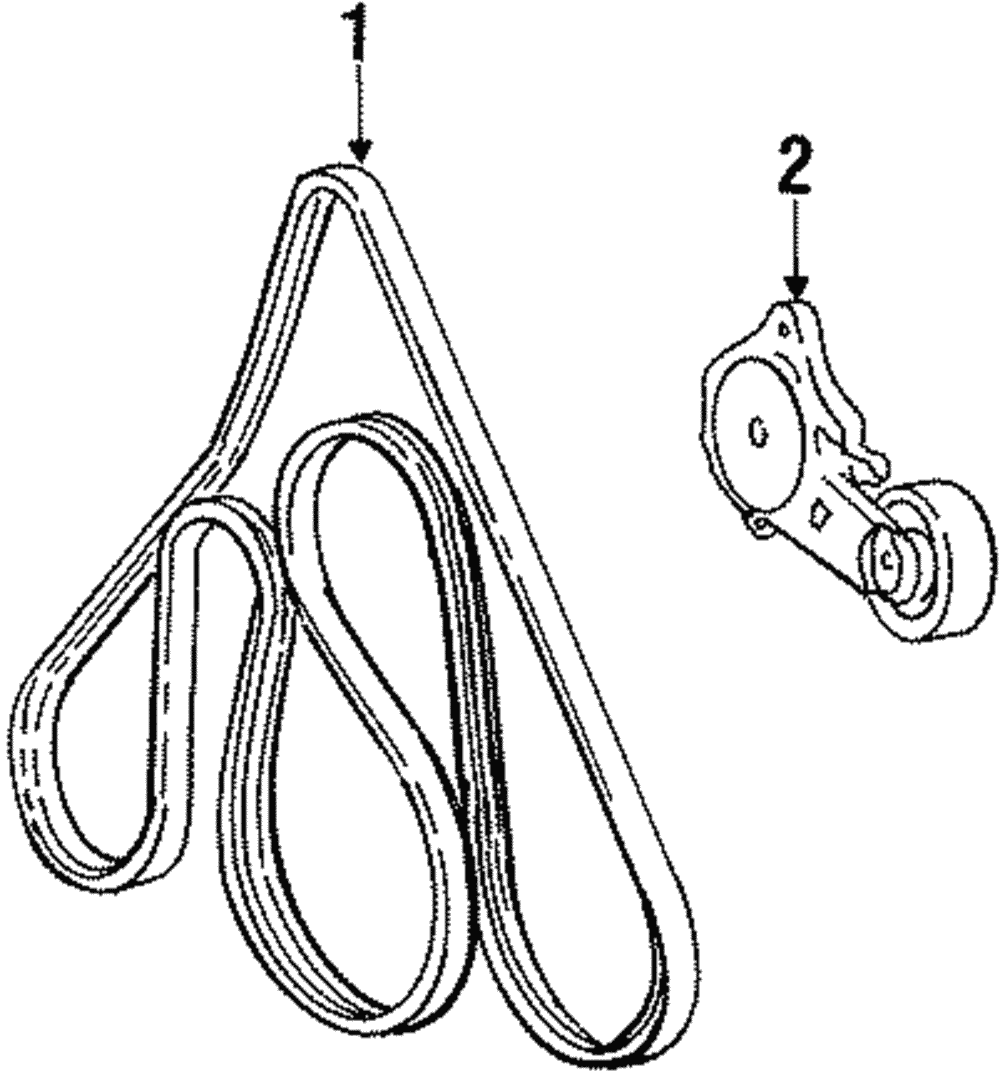 Accessory Drive Belt - Ford (E8SZ-8620-A)