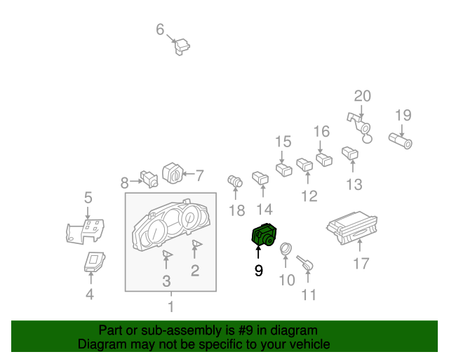 20032010 Porsche Cayenne Ignition Switch 9556132002101C Sunset