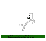 2011-2023 Nissan Wheel Opening Molding Clip 76847-JG00A | Nissan Parts ...