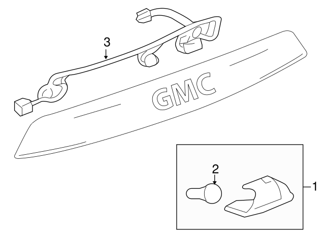 Rear License Plate Lamp 00916438 | Matick Buick GMC