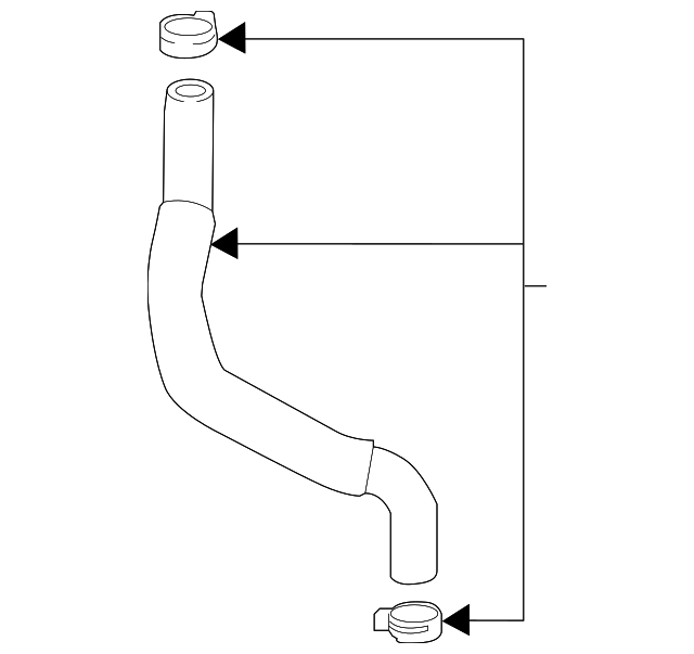 2022 Chevrolet Auxiliary Heater Inlet Hose 42706952
