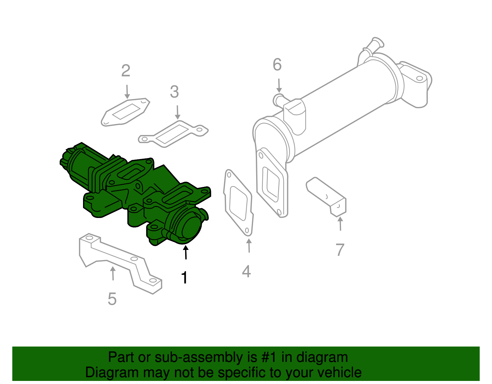 Exhaust Gas Recirculation (EGR) Valve - GM (98025781)