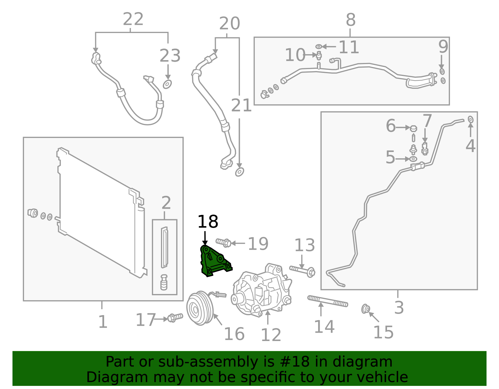 Mount Bracket - Toyota (88431-0E040)