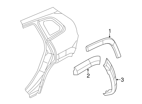 Exterior Trim - Quarter Panel for 2016 Jeep Cherokee ...