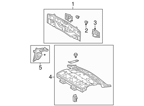 Rear Body for 2010 Toyota Corolla | OEM Parts