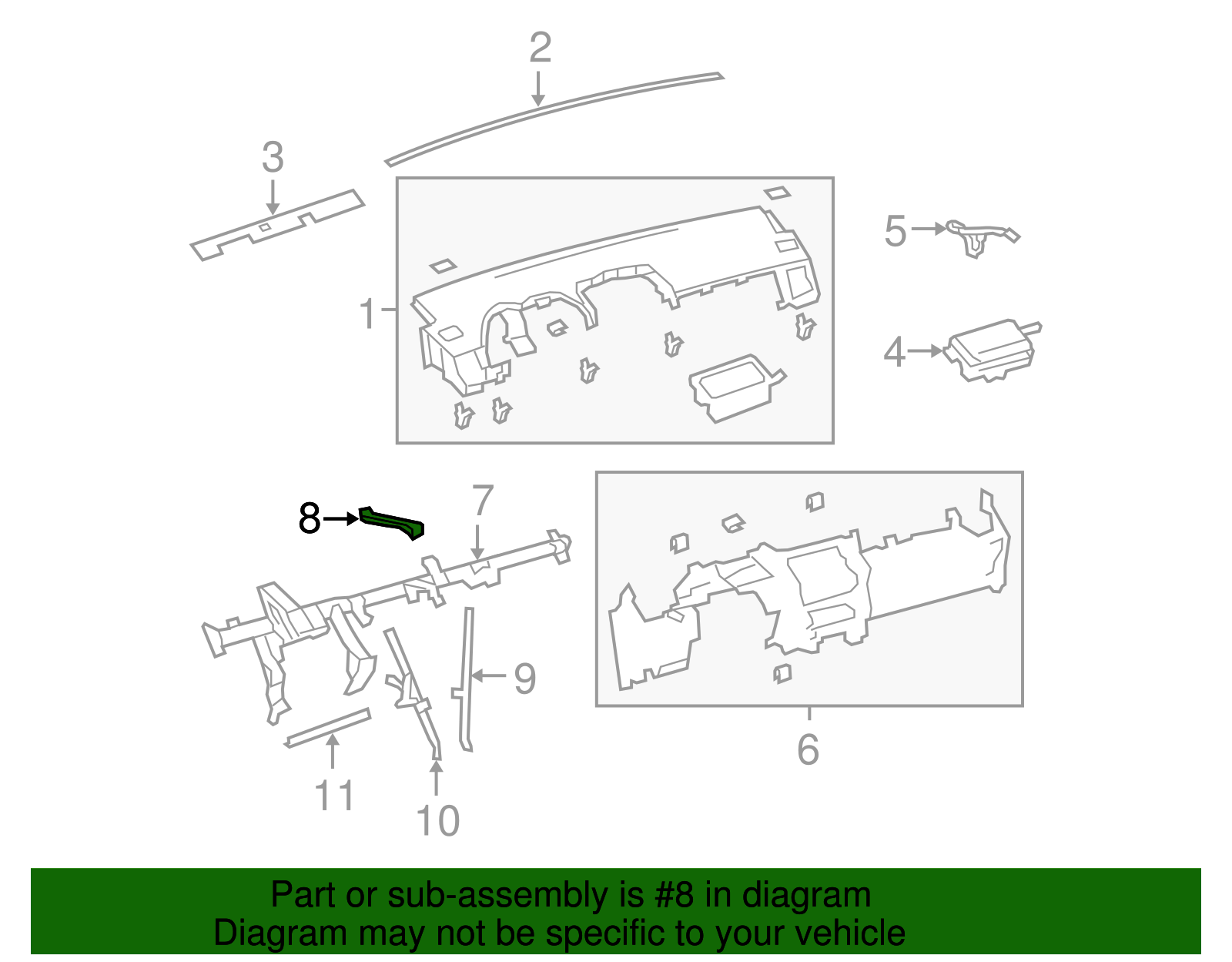 Upper Brace - Scion (55343-12070)