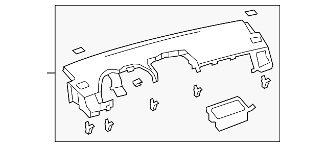 Upper Dash Panel - Toyota (55302-02280-B1)
