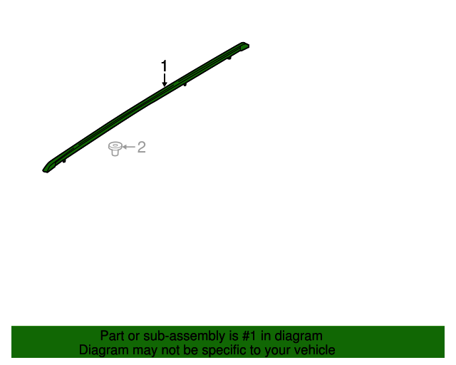 20142023 Ford Transit Connect OEM Roof Rail DT1Z9955140CB Ford