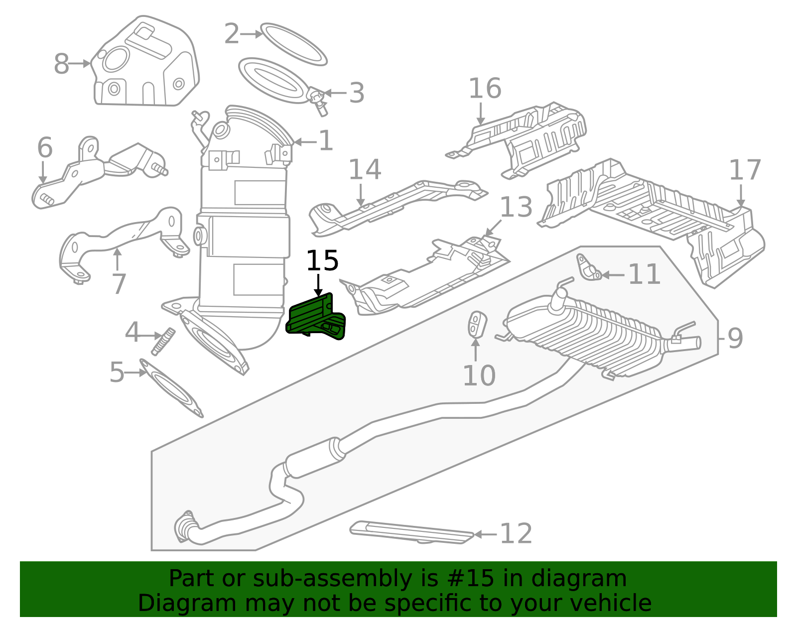 Exhaust Heat Shield - Cadillac (84137705)