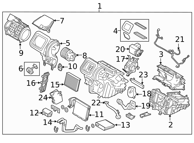 Genuine OEM Blower Motor Part# LR159881 Fits 2019-2023 Land Rover  