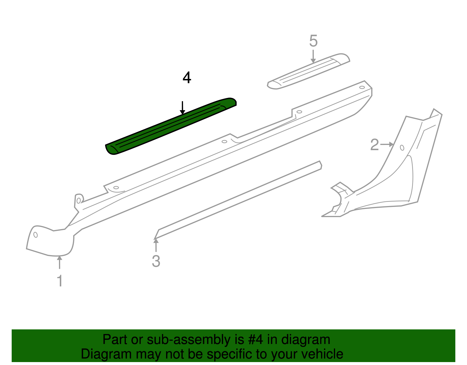 Running Board Step Pad - GM (88944409)