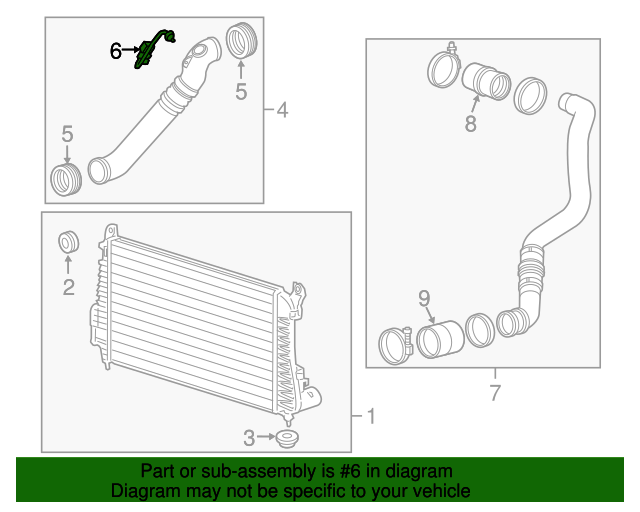 12625041 Intercooler Temperature Sensor 20102022 GM GM Wholesale