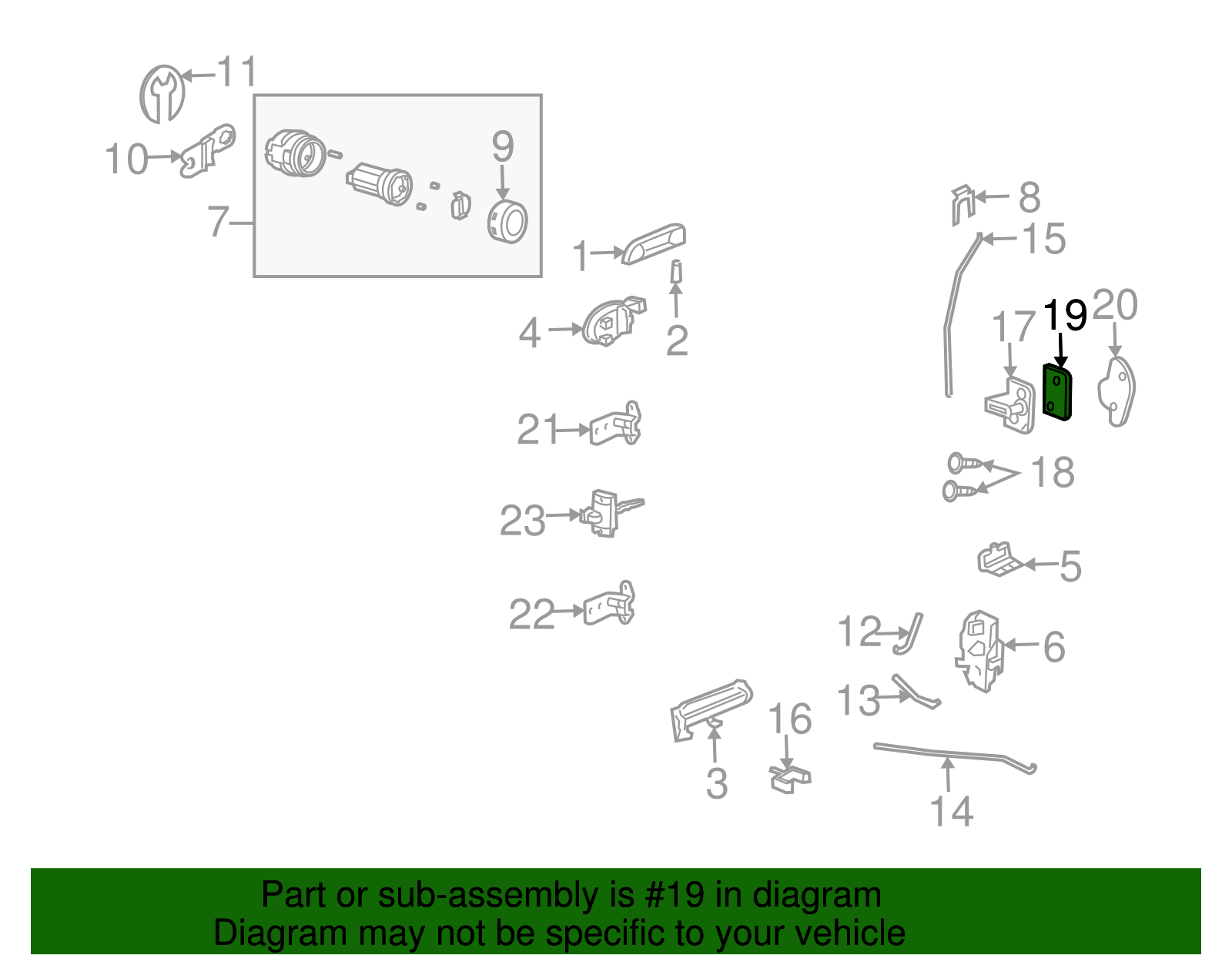 Door Hinge Shim - GM (12451059)