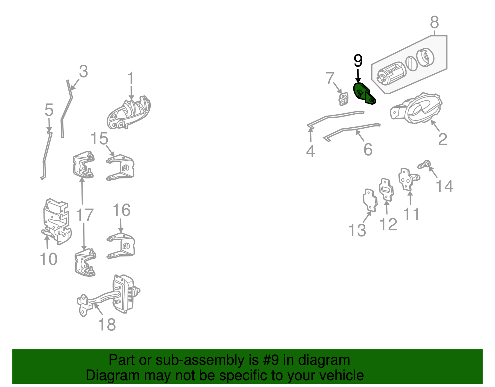 Lock Pawl - GM (88937352)