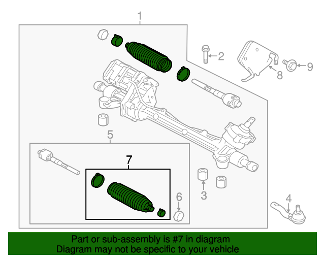 AE5Z-3332-A 2010-2012 Ford Boot Kit | Fairway Ford Parts