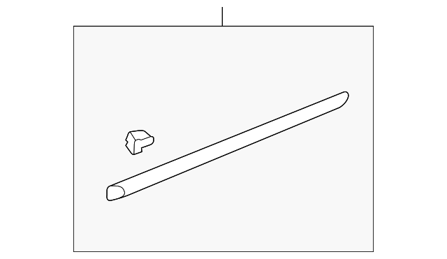 Genuine Honda 75323-SDA-A11ZN Door Protector Left Rear Genuine Honda 75323-SDA-A11ZN Door Protector Left Rear