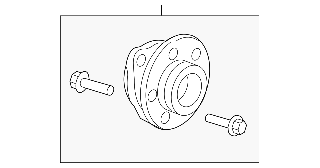 Hub & Bearing - Volkswagen (8S0-498-625-A)