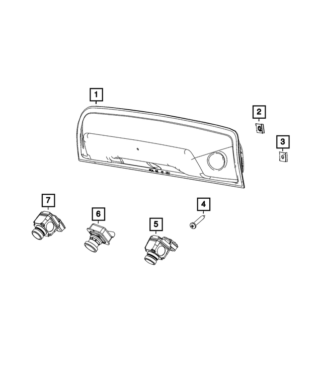 20192023 Ram Center High Mounted Stop Lamp 68523968AB Mopar Estores