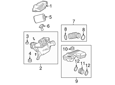 Air Intake for 2004 Chevrolet Colorado #0