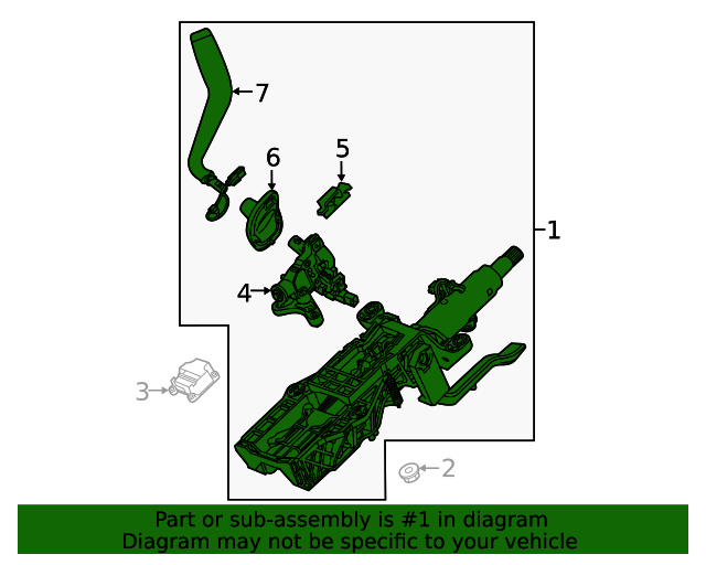 20192023 GM Steering Column 85565580 GM