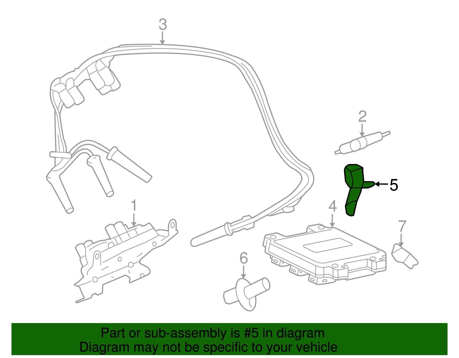 Engine Camshaft Position Sensor - GM (12598209)